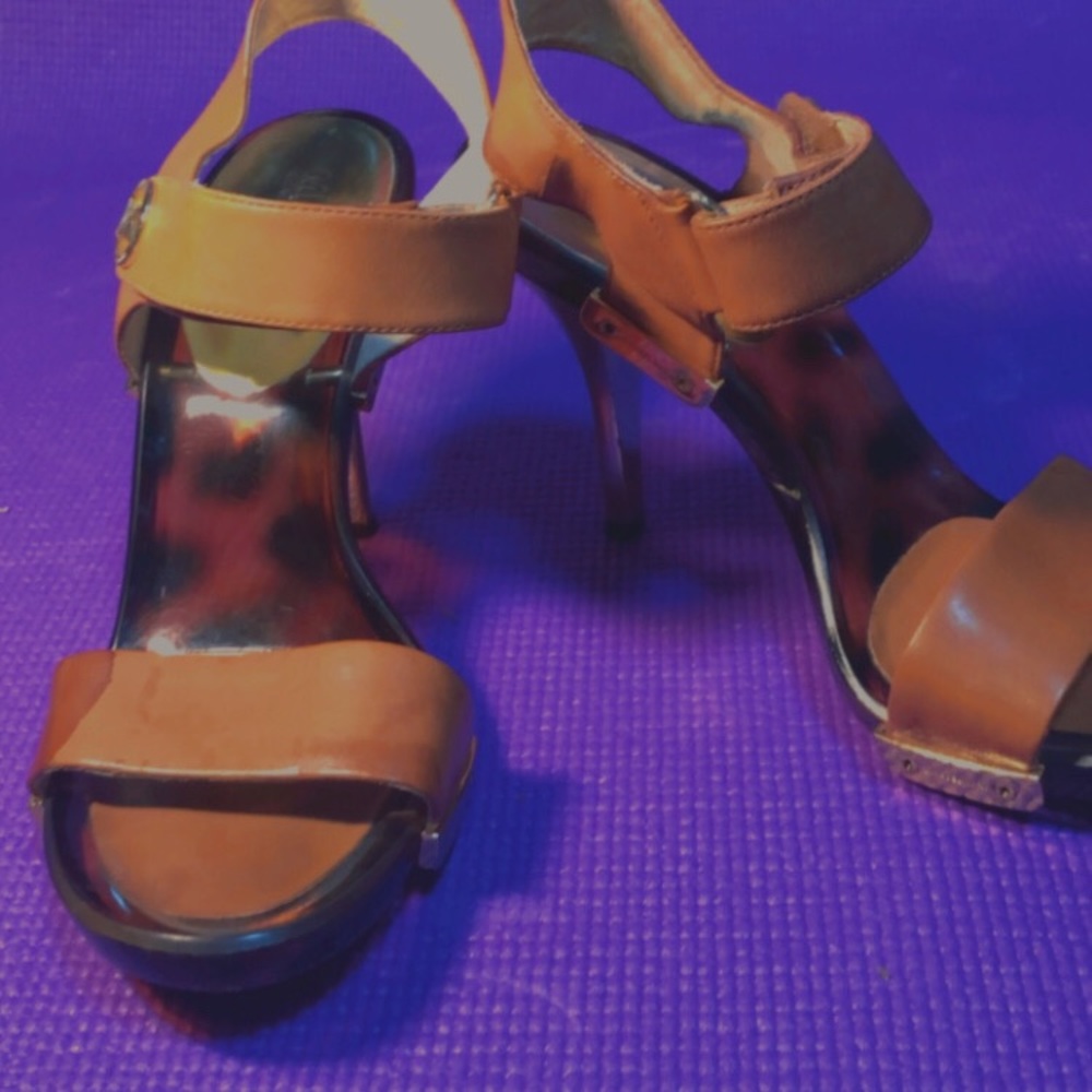 micheal kors cheetah print heels